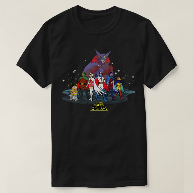 Battle of the Planets Group T-Shirt (Design Front)
