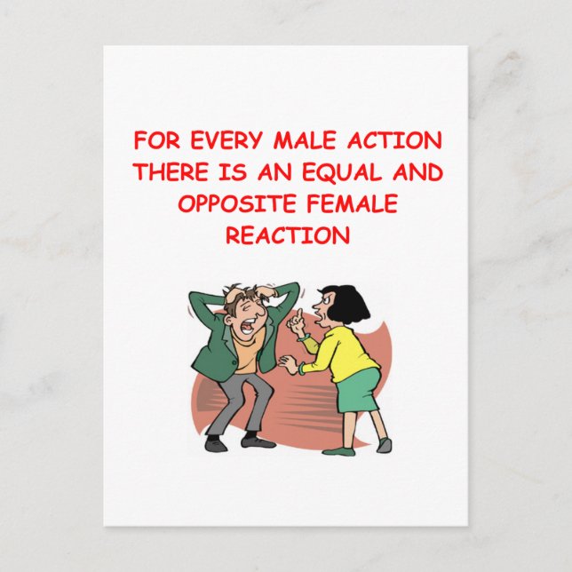 battle of the sexes postcard (Front)