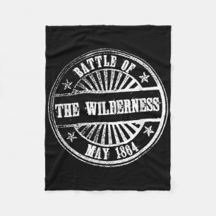 Battle Of The Wilderness Civil Battles War 1864 Ru Fleece Blanket