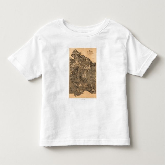 Battle of the Wilderness - Civil War Panoramic Toddler T-Shirt (Front)