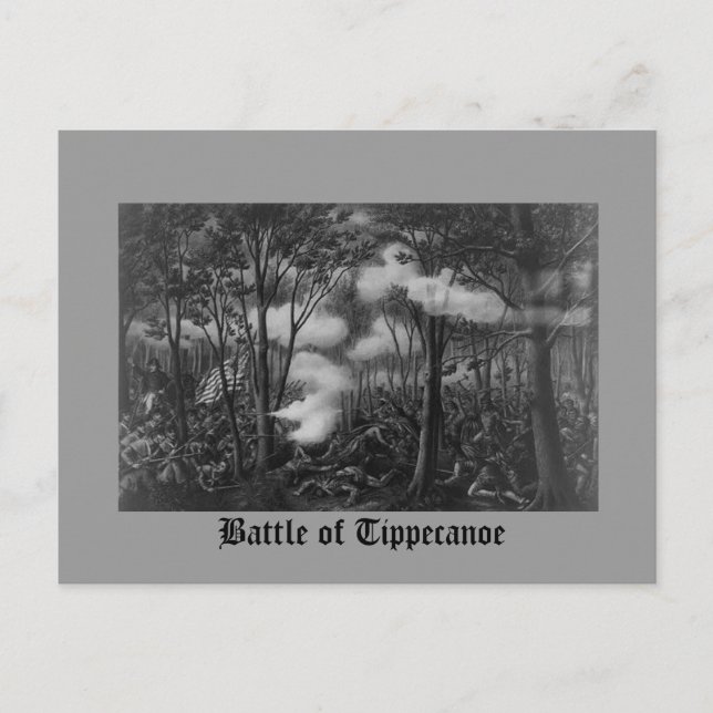 Battle of Tippecanoe Postcard (Front)