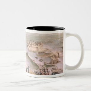 Battle of Toulouse, engraved Thomas Sutherland Two-Tone Coffee Mug