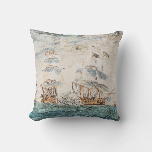 Battle of Trafalgar 1805 1998 Cushion (Front)