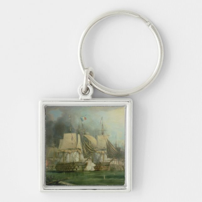 Battle of Trafalgar, 1805 Key Ring (Front)
