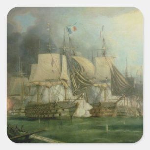 Battle of Trafalgar, 1805 Square Sticker