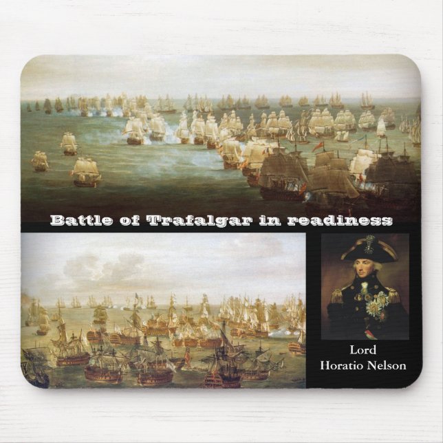 Battle of Trafalgar in readiness (2) Mouse Pad (Front)