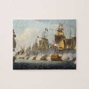 Battle of Trafalgar, October 21st 1805, from 'The Jigsaw Puzzle