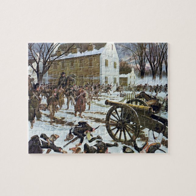 Battle of Trenton by Charles McBarron Jigsaw Puzzle (Horizontal)