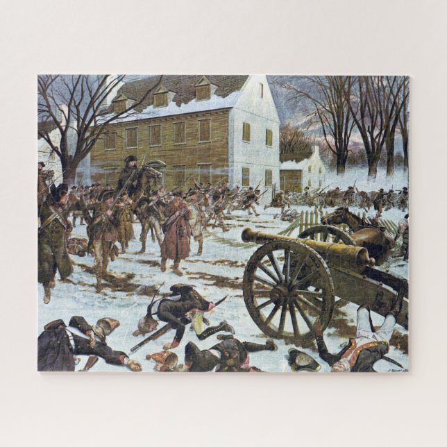 Battle of Trenton by Charles McBarron Jigsaw Puzzle (Horizontal)