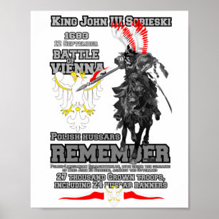 Battle of Vienna Polish Hussars Poster