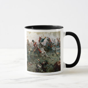 Battle of Waterloo, 18th June 1815, 1898 (colour l Mug