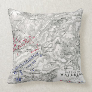 Battle of Waterloo, 18th June 1815, Sheet 1st (eng Cushion