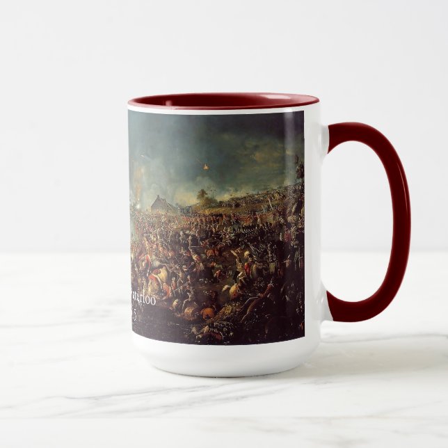 Battle of Waterloo by William Sadler Mug (Right)