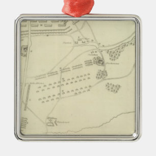 Battle of Waterloo in Belgium Metal Tree Decoration