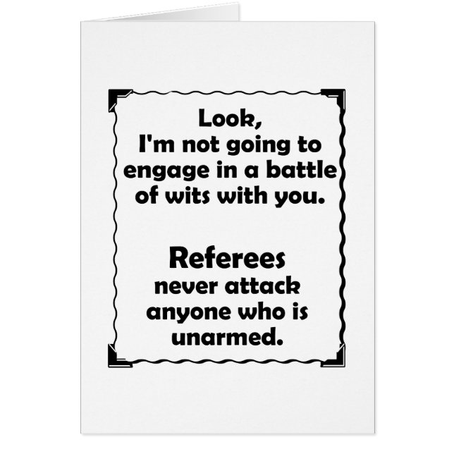 Battle of Wits Referee (Front)