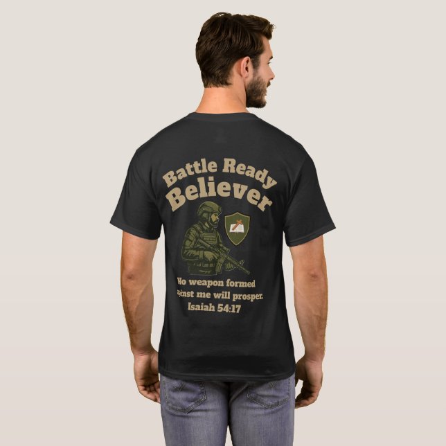 Battle Ready Believer T-Shirt (Back Full)