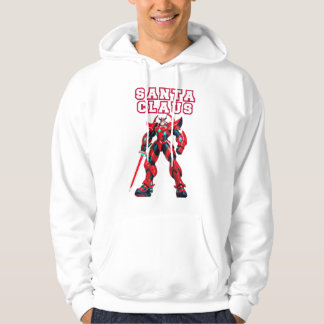 Battle-Ready Santa: The Ultimate Christmas Warrior Hoodie