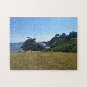 Battle Rock, Port Orford, OR Jigsaw Puzzle