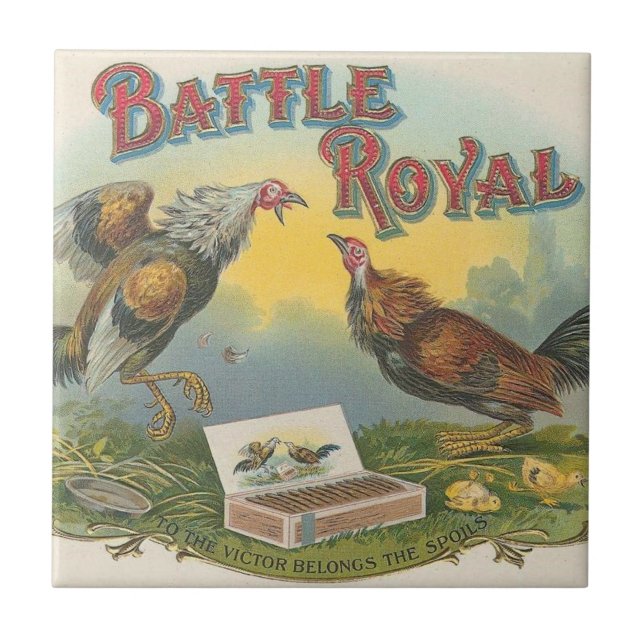 Battle Royal Ceramic Tile (Front)