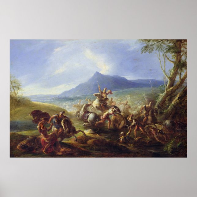 Battle Scene, before 1680 Poster (Front)