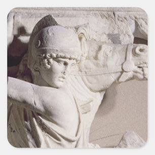 Battle scene, c.169 square sticker