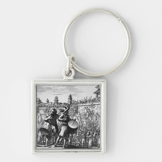 Battle scene key ring (Front)