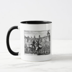 Battle scene mug