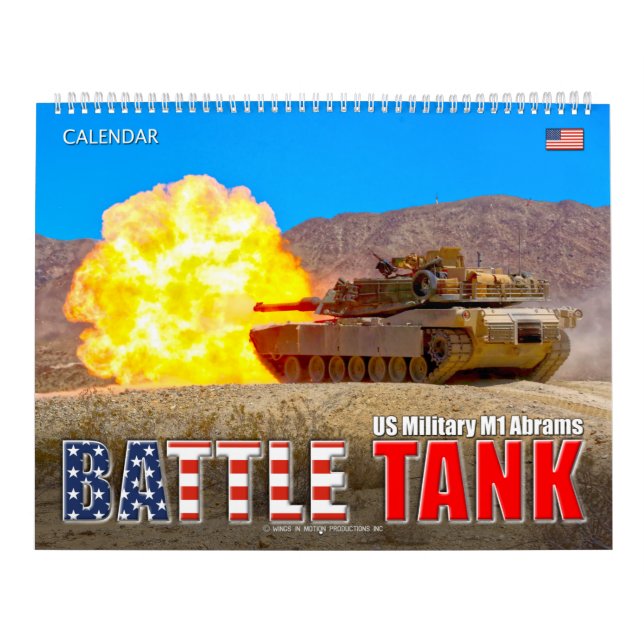 BATTLE TANK – M1 Abrams Calendar (Cover)