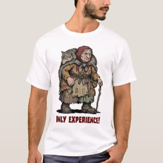 Battle-Tested Aged Little Red Riding Hood Funny T-Shirt