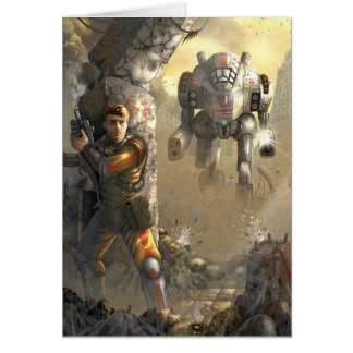 battle with the robot