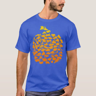 BattleBots Halloween Pumpkin Bot Collage T-Shirt
