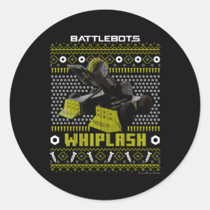 Battlebots Robot Whiplash Ugly Classic Round Sticker