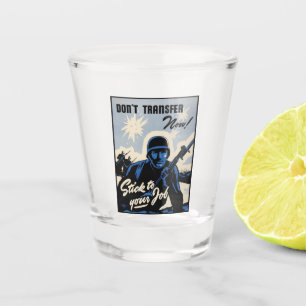Battlefield Beachhead Assault by American Warriors Shot Glass