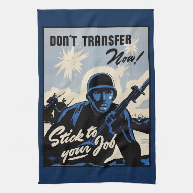 Battlefield Beachhead Assault by American Warriors Tea Towel (Vertical)