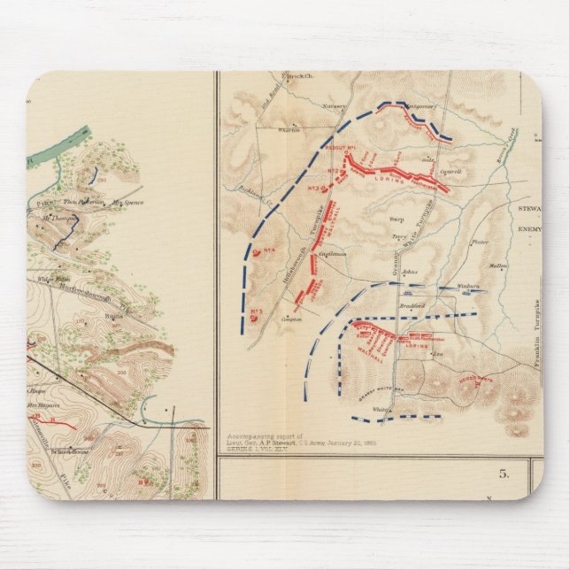 Battlefield, Nashville, Tenn Mouse Pad (Front)