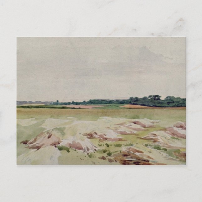 Battlefield of Agincourt, 25th October 1415 Postcard (Front)