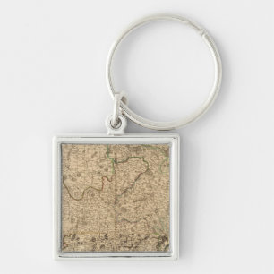 Battlefields and Roman roads Key Ring