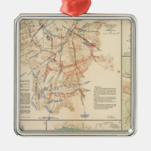 Battlefields Nashville, Tenn Metal Ornament