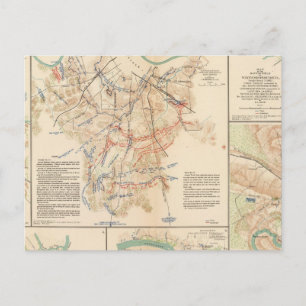 Battlefields Nashville, Tenn Postcard