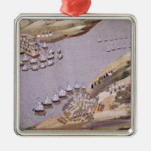 Battles for the Islands of Crete and Samos, plate Metal Tree Decoration