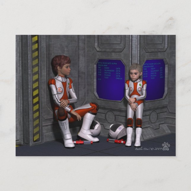 Battles Over? Postcard (Front)