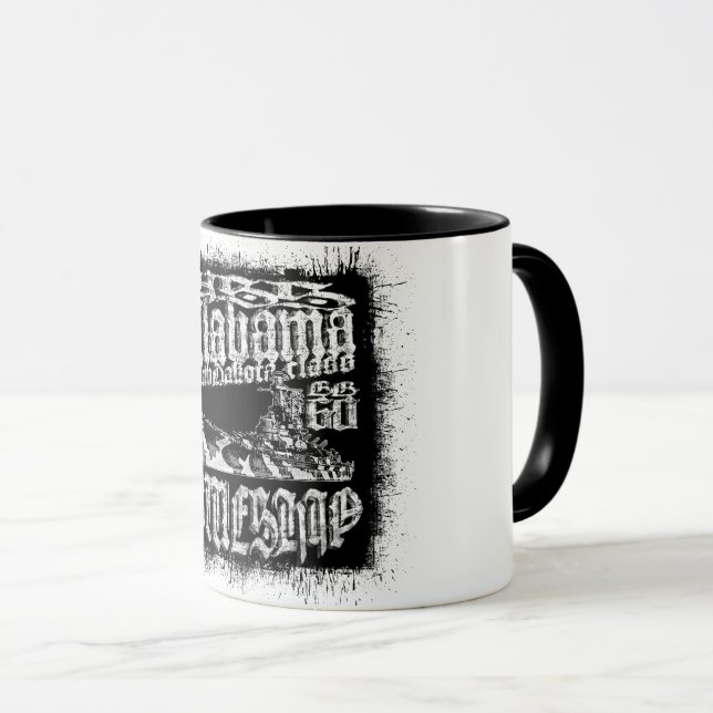 Battleship Alabama Combo Mug (Front Right)