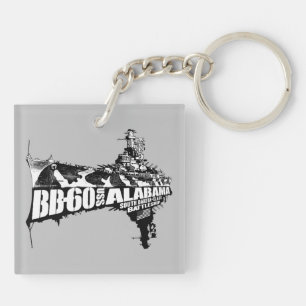 Battleship Alabama Key Ring
