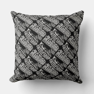 Battleship Alabama Throw Pillow