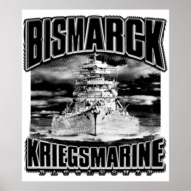 Battleship Bismarck Poster (Front)