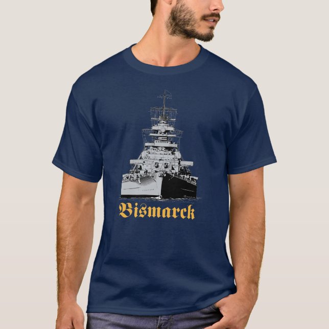 Battleship Bismarck T-shirt (Front)
