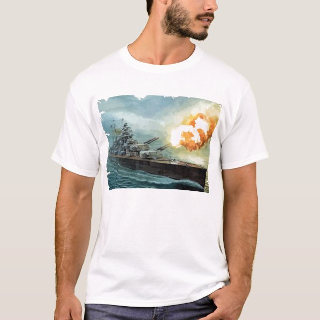 BATTLESHIP-BISMARCK T-Shirt (Front)