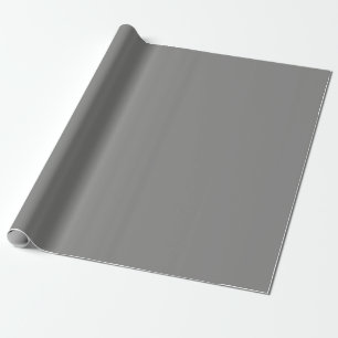  Battleship grey (solid colour)  Wrapping Paper