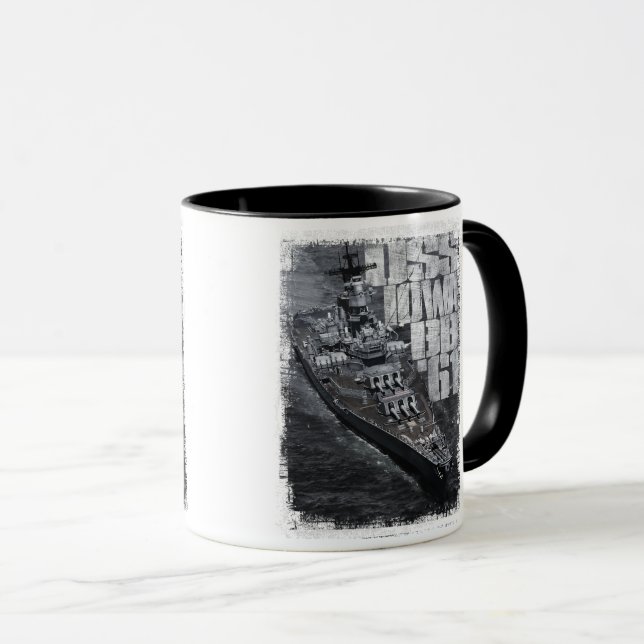 Battleship Iowa Combo Mug (Front Right)