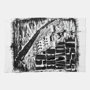 Battleship Iowa Kitchen Towels